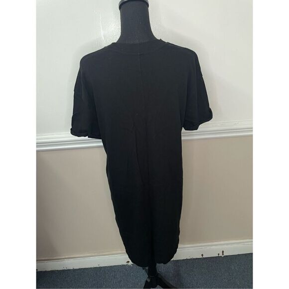 Time & Tru Black T-shirt Dress Size Large - Picture 2 of 8